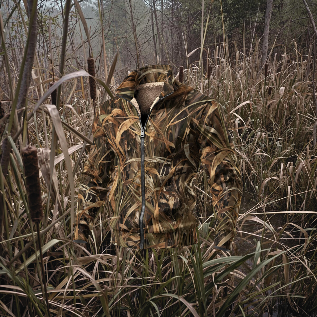 Mallard Grass - Thick Knit Fleece Jacket