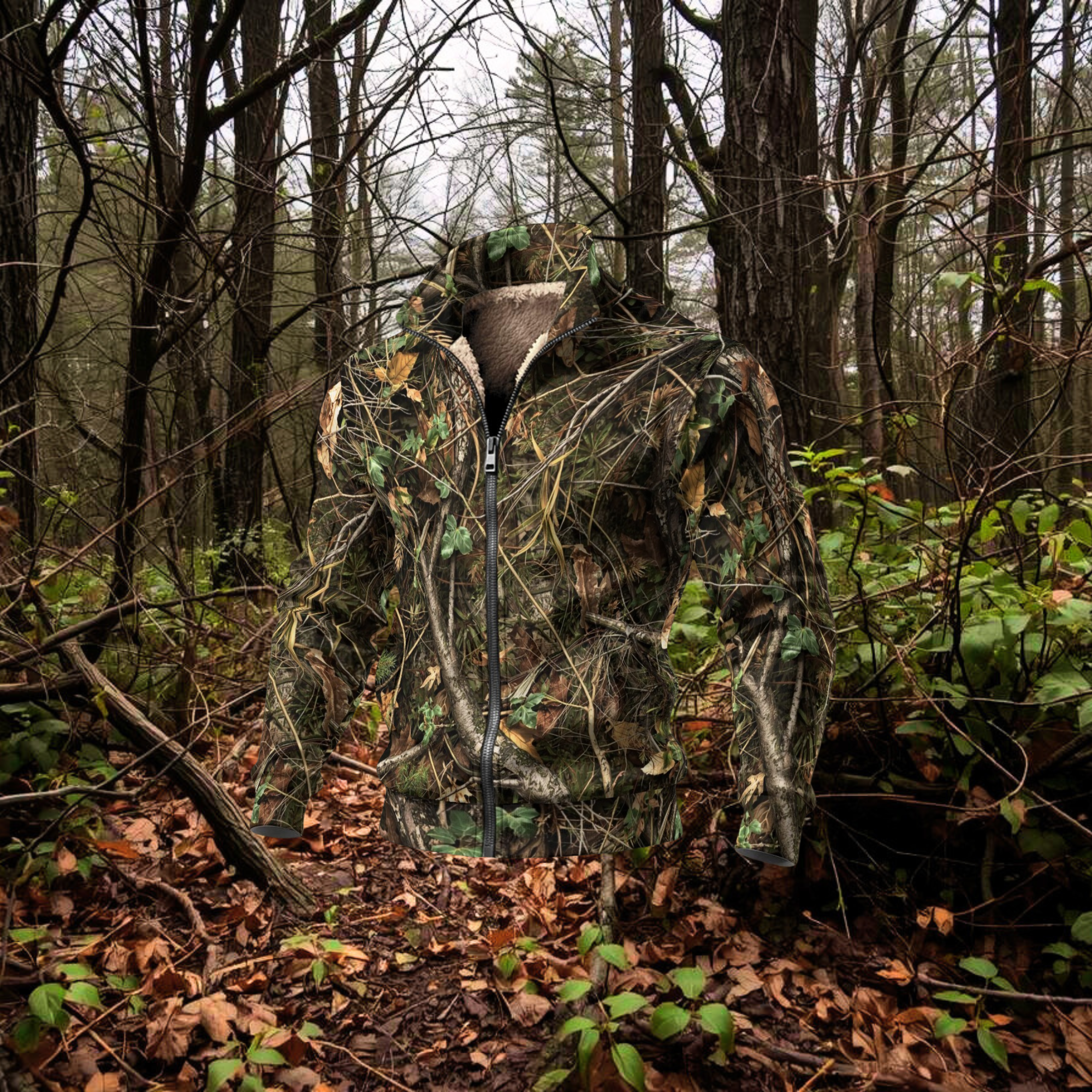 Meltdown™ Thick Knit Camo Fleece Jacket – Heavyweight Hunting Layer