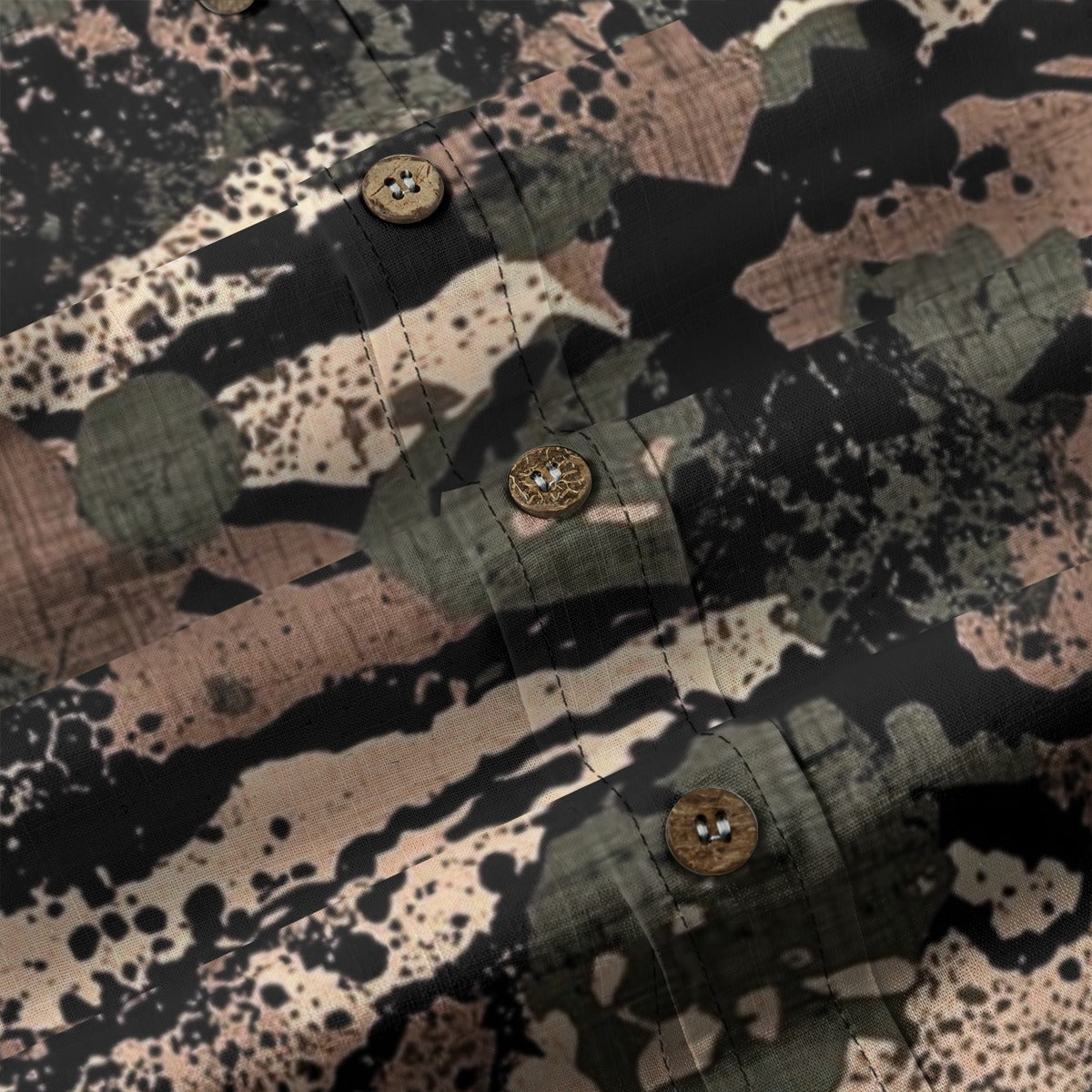 Ridge Rock™ Cotton Camo Hunting Shirt – Lightweight, Breathable