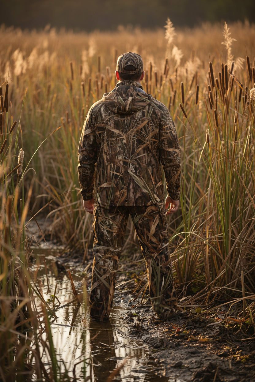 Mallard Grass - Camouflage Cargo Pants - Field Hunting Pants
