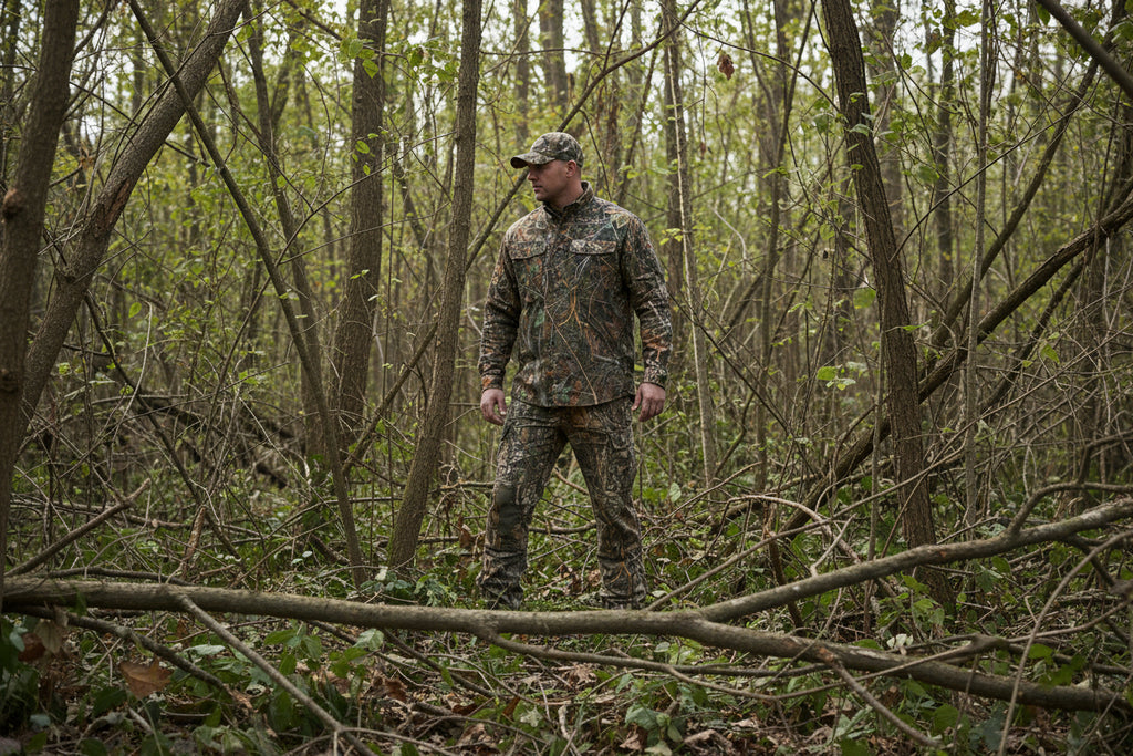 Meltdown™ Cotton Camouflage Hunting Shirt – Lightweight, Breathable