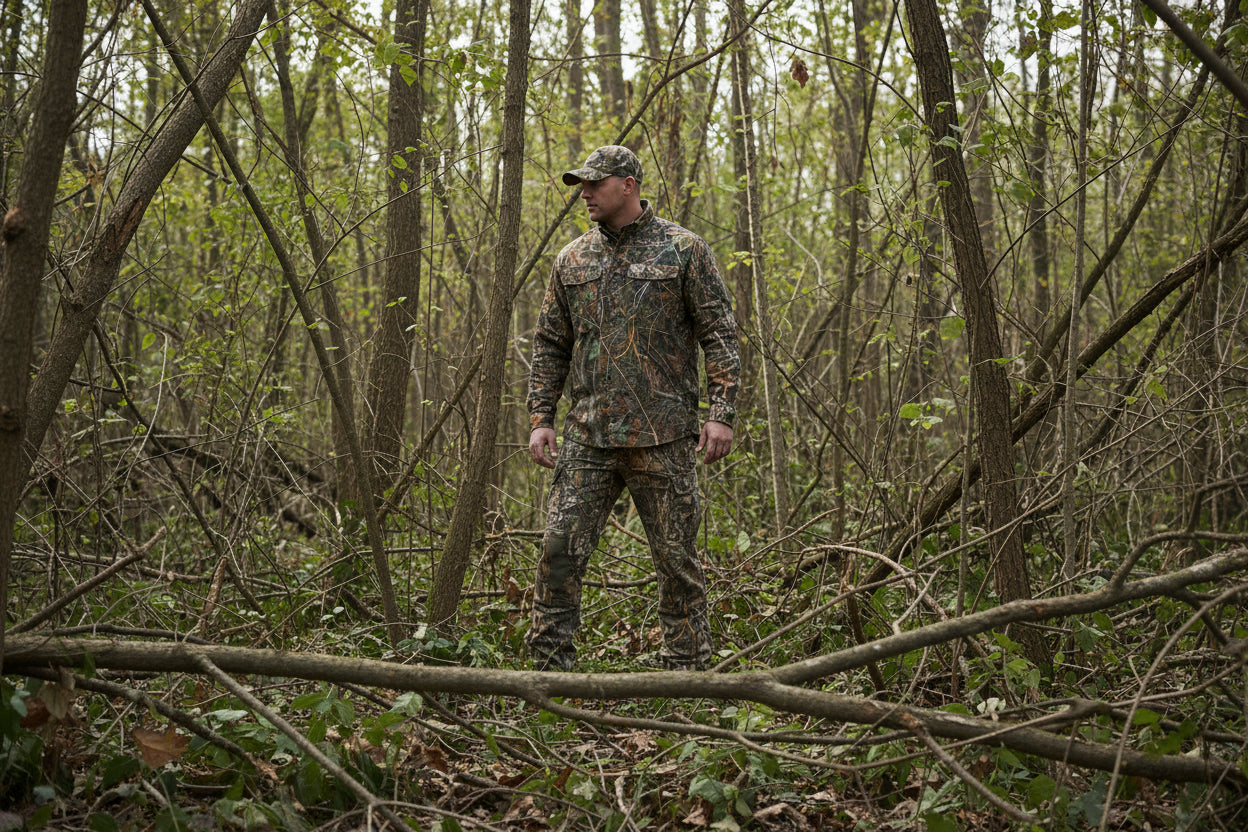 Meltdown™ Cotton Camouflage Hunting Shirt – Lightweight, Breathable