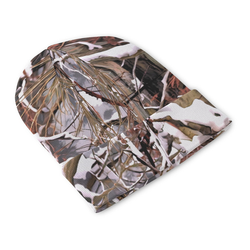 White Wolf™ - Snow Camouflage Knit Beanie