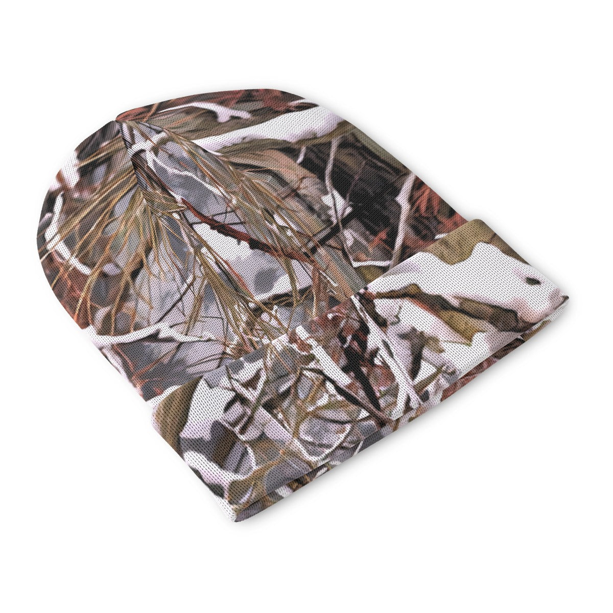 White Wolf™ - Snow Camouflage Knit Beanie