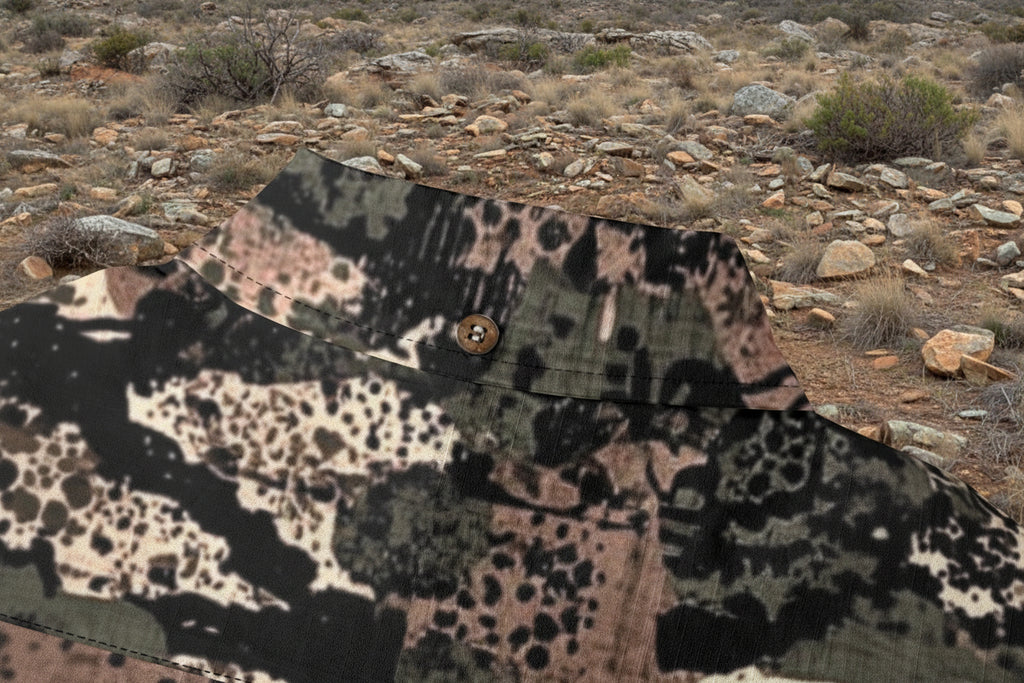 Ridge Rock™ Cotton Camo Hunting Shirt – Lightweight, Breathable