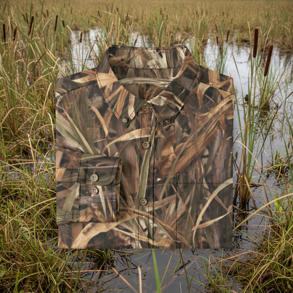Mallard Grass - Cotton Hunting Shirt