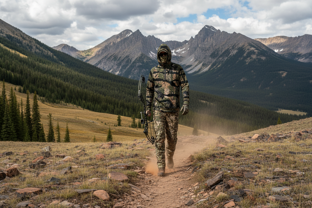 Mountain Lion - Fleece Half-Zip Field Hoodie With Arm Pockets