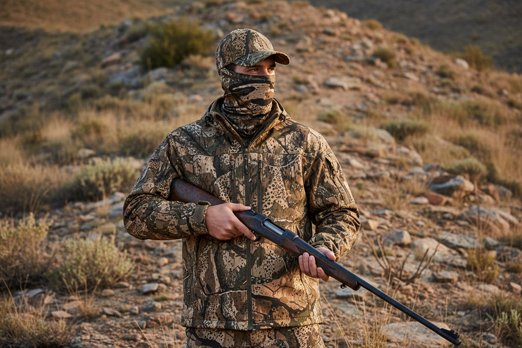 RidgeRock Camouflage Balaclava Face Mask – Full Head & Neck Coverage