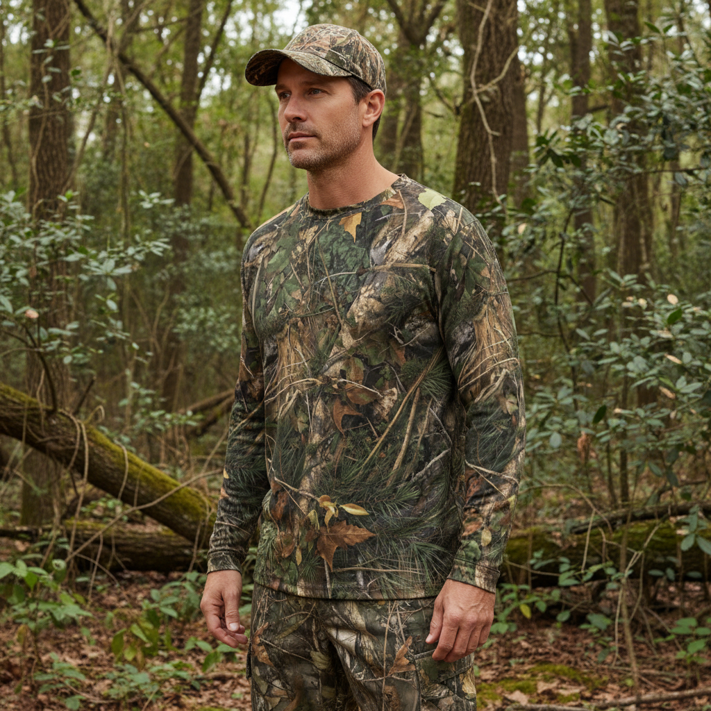 SSCS Fallout - Long-Sleeve Stretch Camo Hunting Shirt