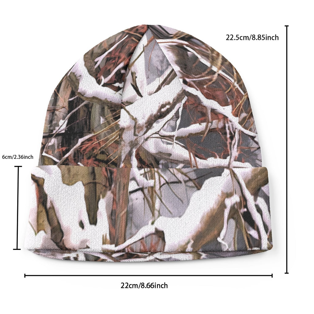 White Wolf™ - Snow Camouflage Knit Beanie