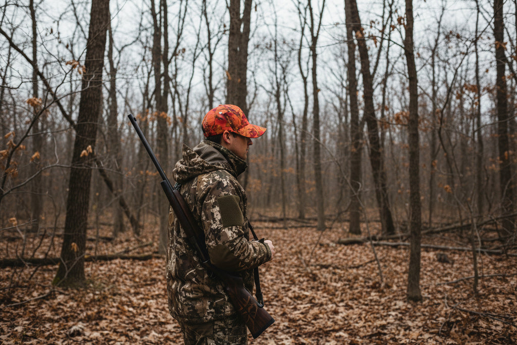 Blaze Wood - Safety Blaze Orange Camo Field Cap