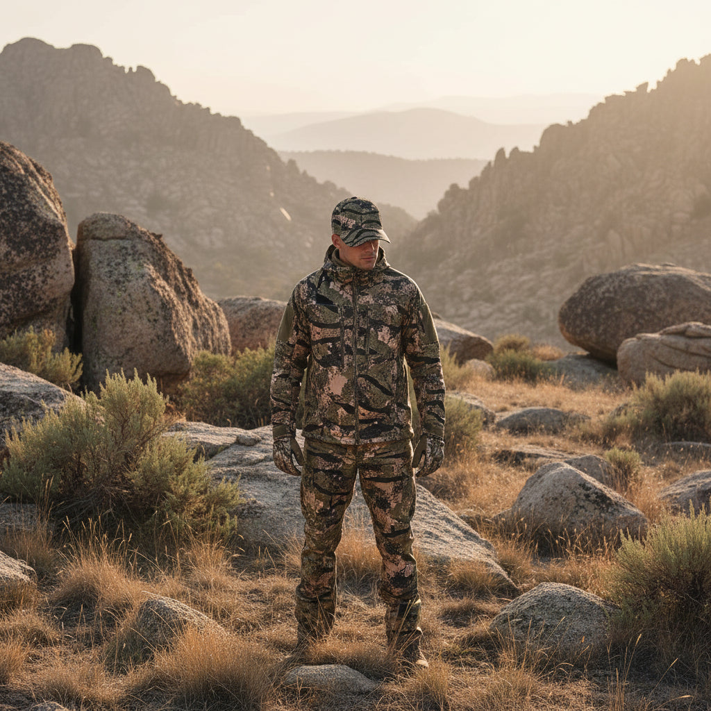 Mountain Lion™ Camouflage Hunting Field Cap – Durable Outdoor Camo Hat