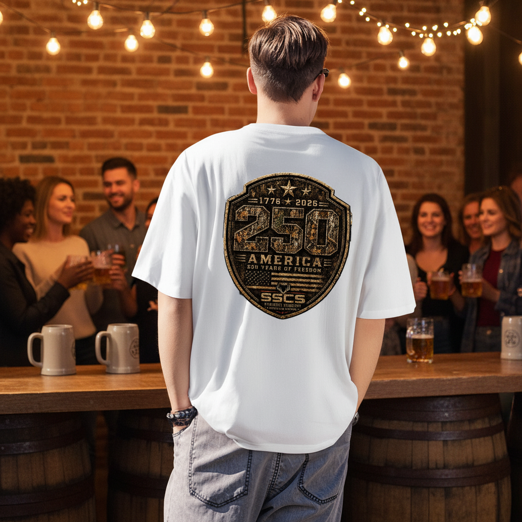 SSCS - 250 Year American Anniversary - Heritage T-Shirt - Printed in U.S.A.