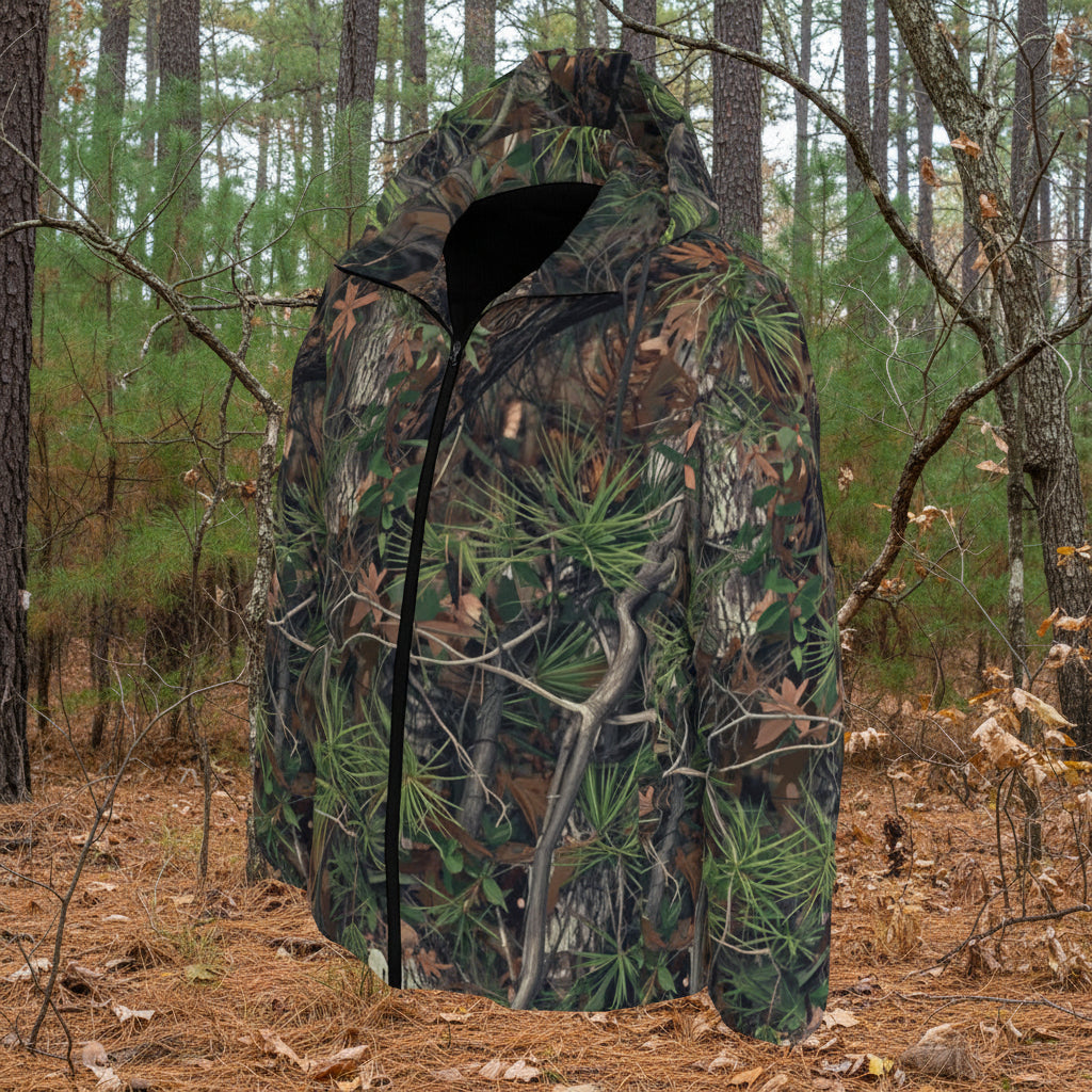 Pinewood - Thick Hooded Insulated Puffer Jacket - Cold Weather Hunting Camouflage