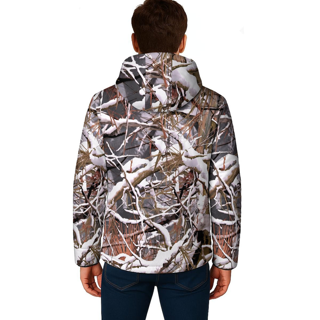 White Wolf™ - Lightweight Unisex Hooded Snow Camo Hunting Jacket