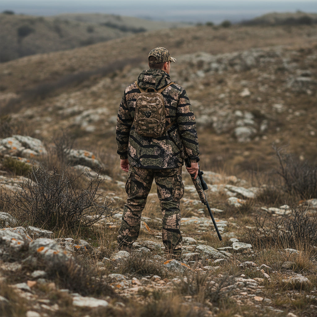 Mountain Lion - Cotton Twill Hooded Field Jacket