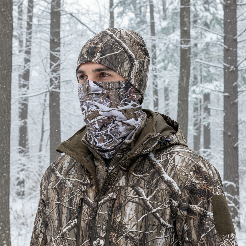 White Wolf™ - Snow Camouflage Neck Gaiter