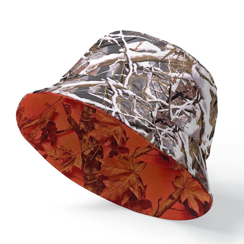 White Wolf™/Blazewood™ - Reversible Camouflage Bucket Hat