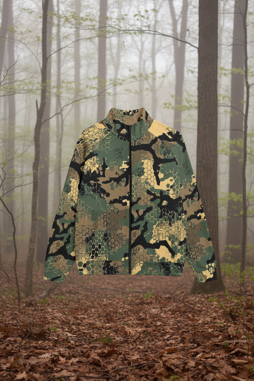 Black Briar - Heavyweight Cotton Field Jacket With Raglan Sleeve