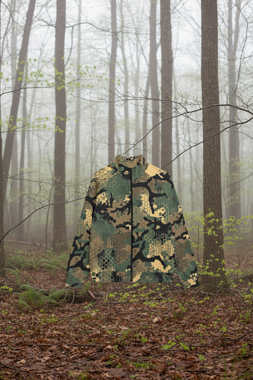 Black Briar - Heavyweight Cotton Field Jacket With Raglan Sleeve
