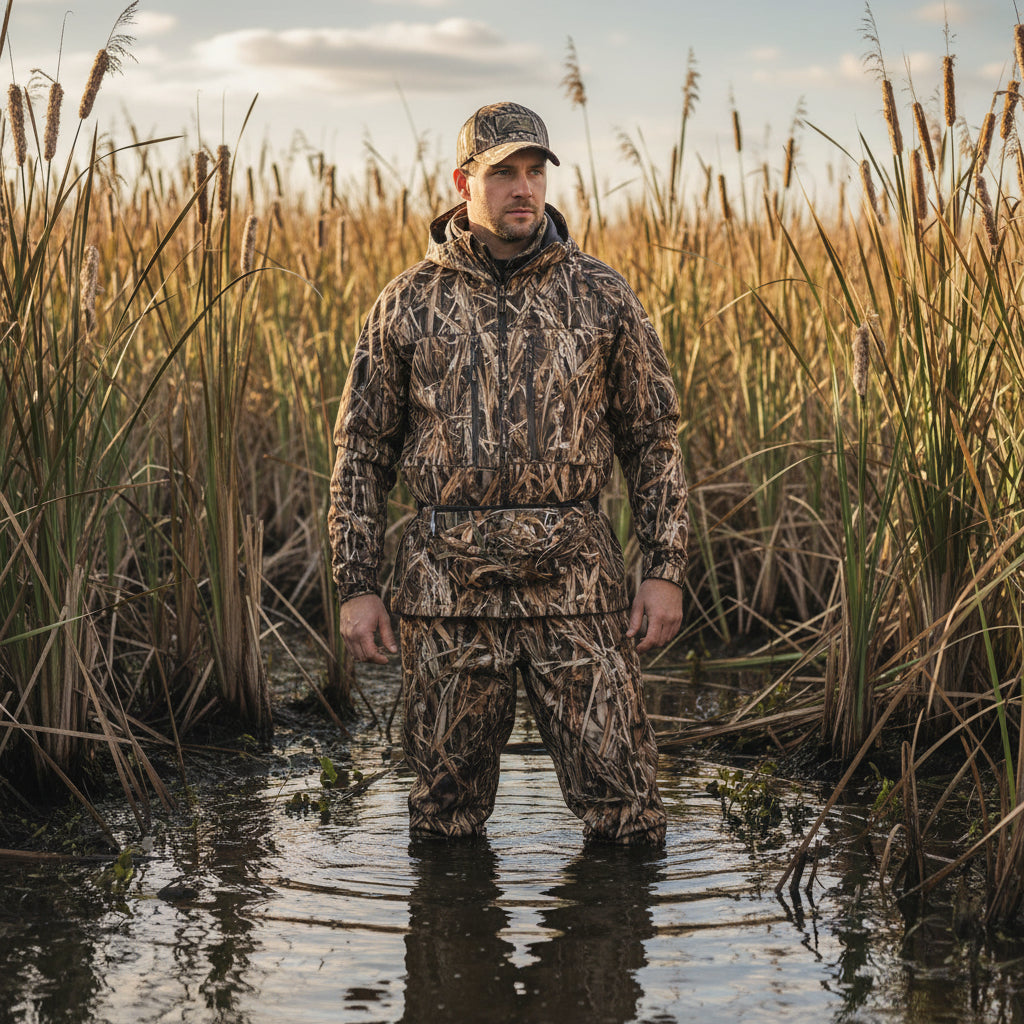 Mallard Grass - Large Canvas Fanny Pack