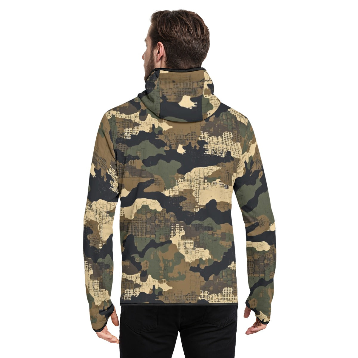 SSCS Saber-Tooth - Premium Full Zip Field Hoodie with Thumbholes and Chest Pocket
