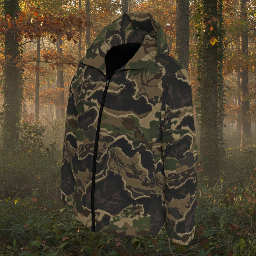 Void™ - Duck Down Camouflage Puffer Jacket
