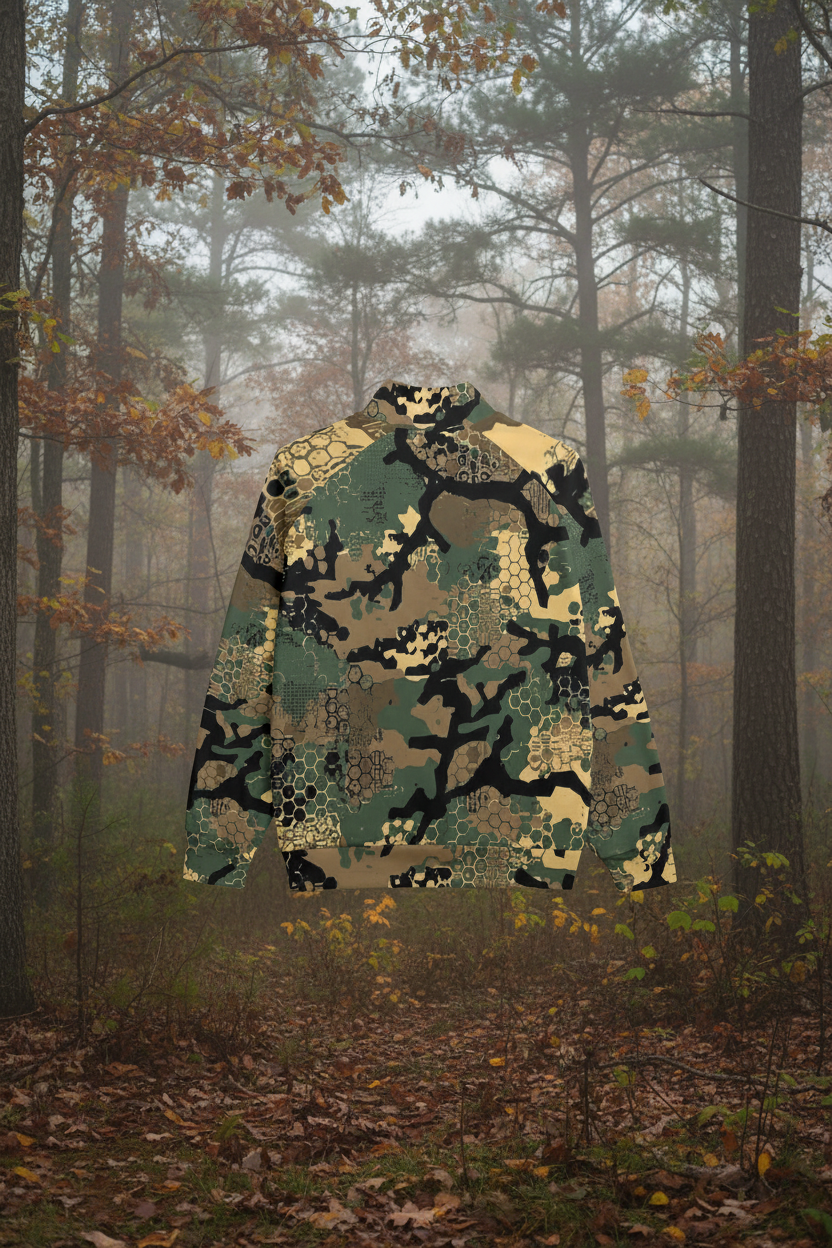 Black Briar - Heavyweight Cotton Field Jacket With Raglan Sleeve
