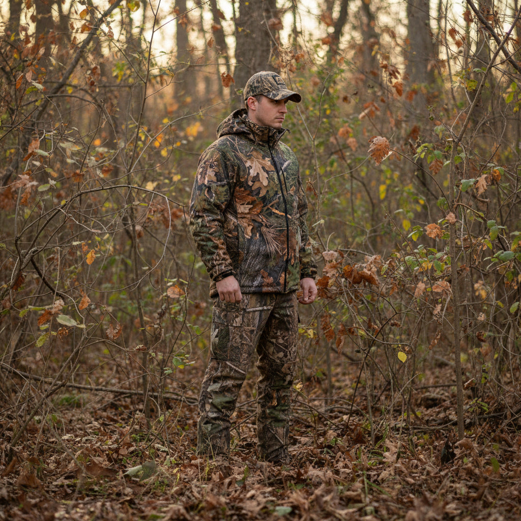 Vanish Hooded Insulated Puffer Jacket – Cold Weather Hunting Camouflage