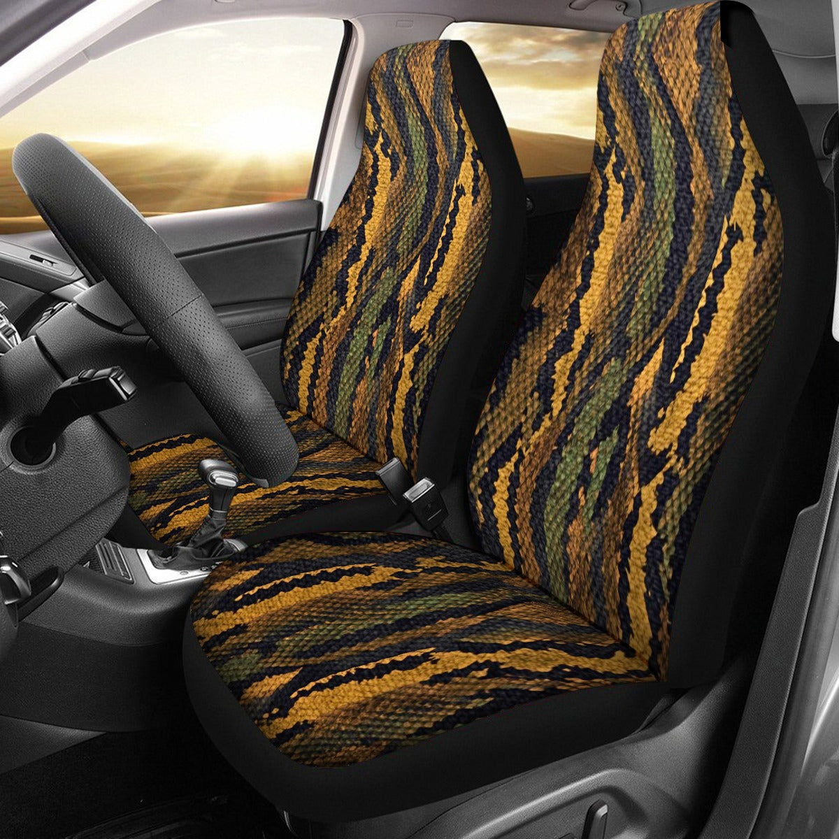 Premium Embossed Leather-Look Seat Cover