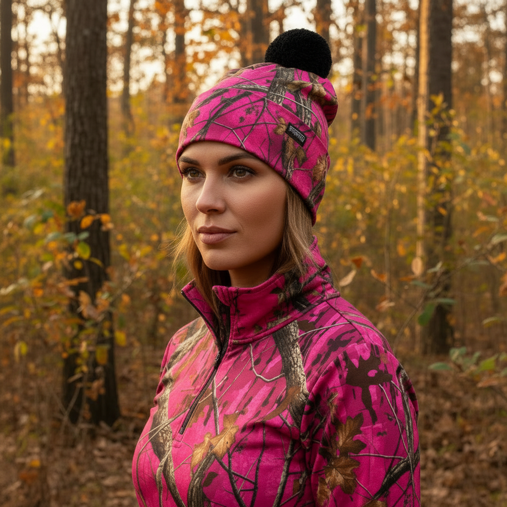 SSCS Huntress - Knitted Hat With Pom-Pom