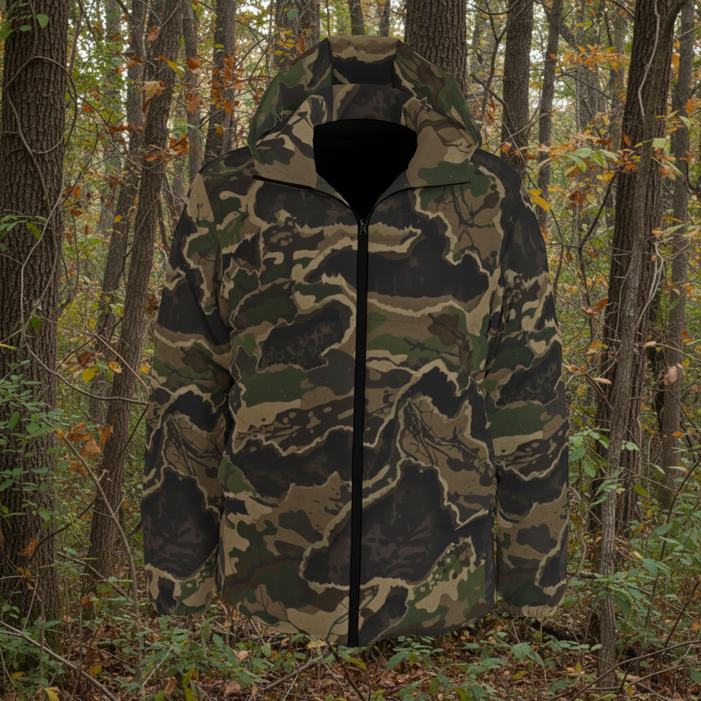 Void™ - Duck Down Camouflage Puffer Jacket