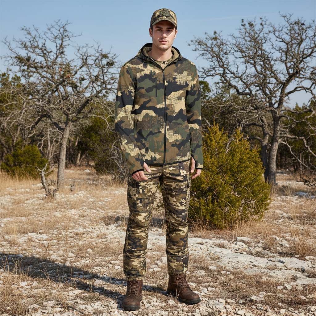 SSCS Saber-Tooth - Premium Full Zip Field Hoodie with Thumbholes and Chest Pocket