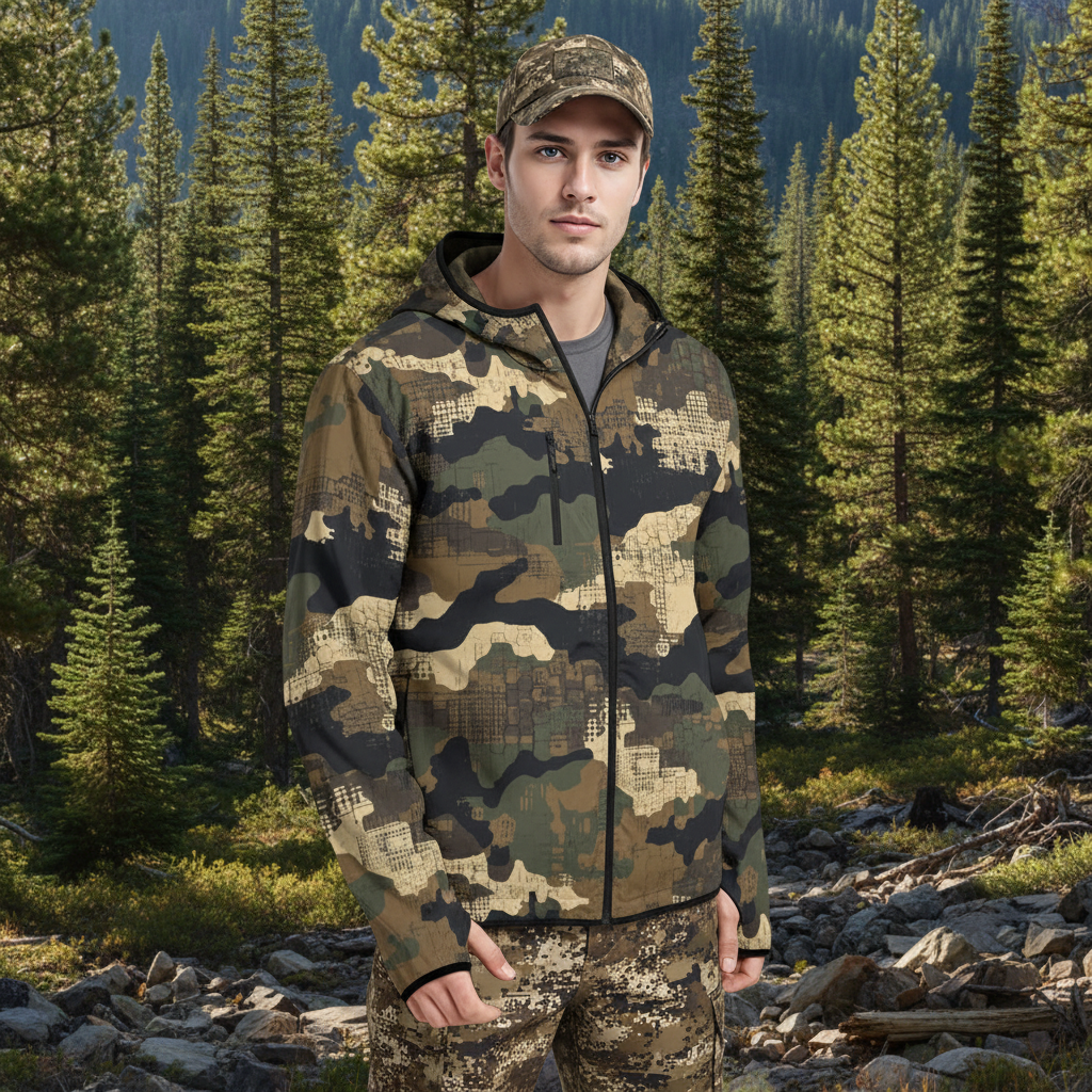 SSCS Saber-Tooth - Premium Full Zip Field Hoodie with Thumbholes and Chest Pocket
