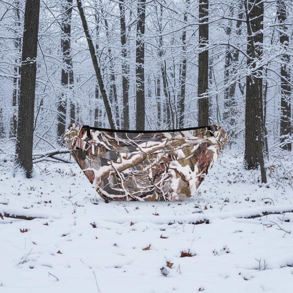 White Wolf™ - Snow Camo - Large Fanny Bag