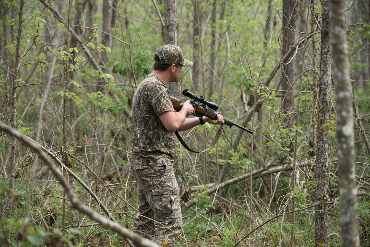 Meltdown Field Cap – Woodland Camo Hunting Hat