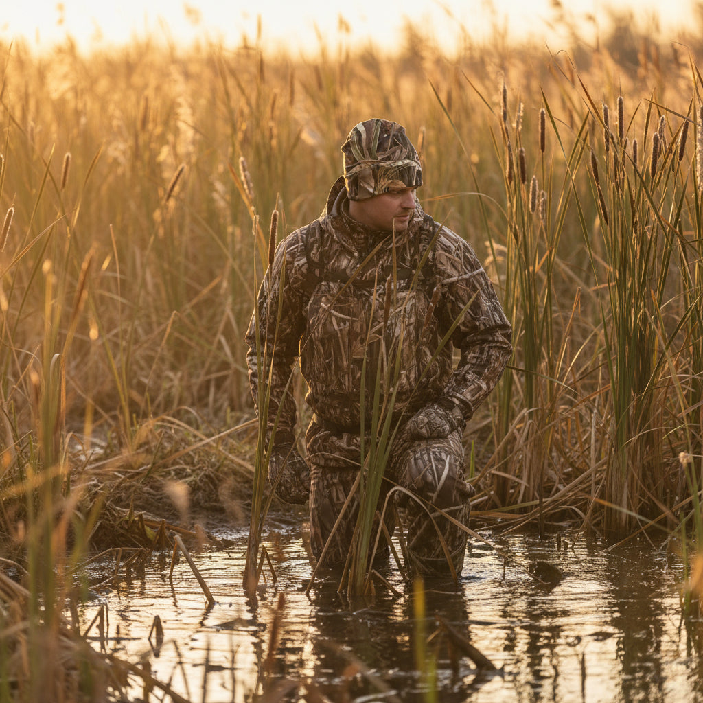 Mallard Grass - Camouflage Knit Beanie