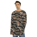 SSCS Mountain Lion long-sleeve stretch camo hunting shirt with thumbhole cuffs - view 1