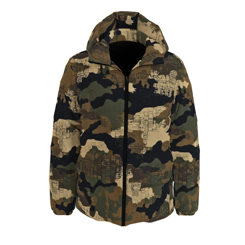 SSCS Saber-Tooth - Hooded Insulated Puffer Jacket - Cold Weather Hunting Camouflage