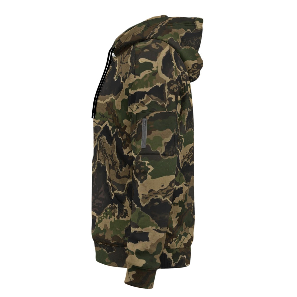 Void™ - Fleece Half-Zip Hoodie With Arm Pockets