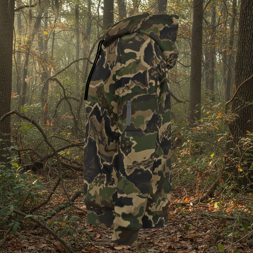 Void™ - Fleece Half-Zip Hoodie With Arm Pockets