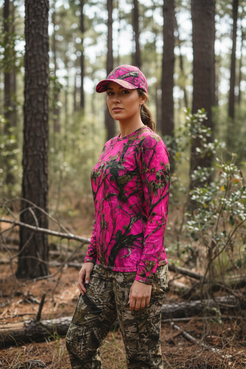 Huntress - Long Sleeve Cotton Field T-Shirt