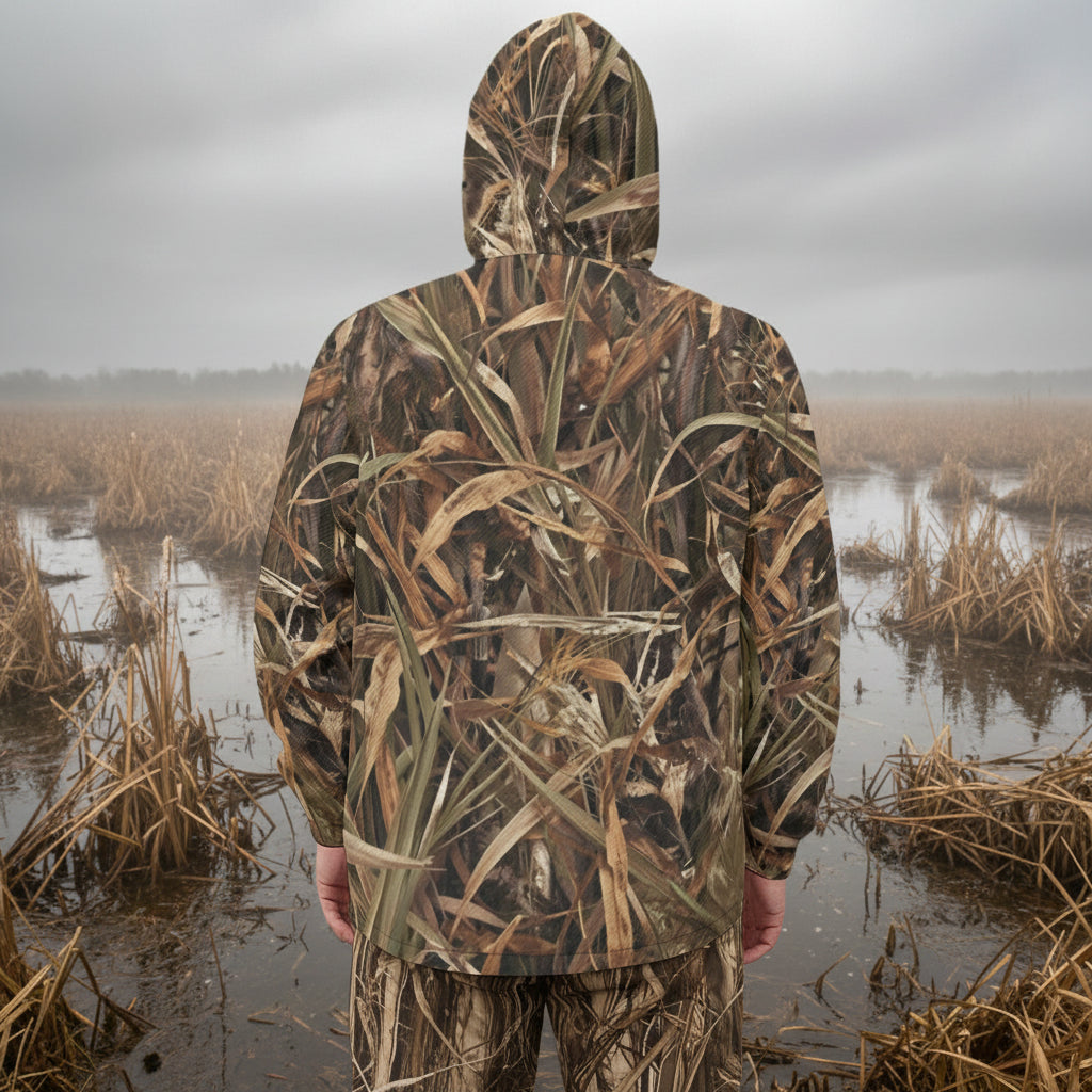 Mallard Grass - Cotton Twill Hooded Field Jacket