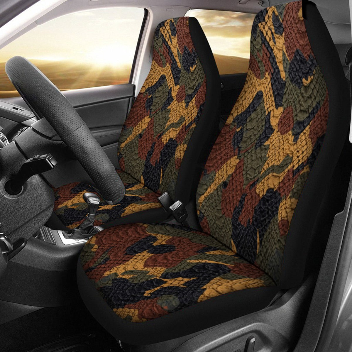 Premium Embossed Leather-Look Seat Cover