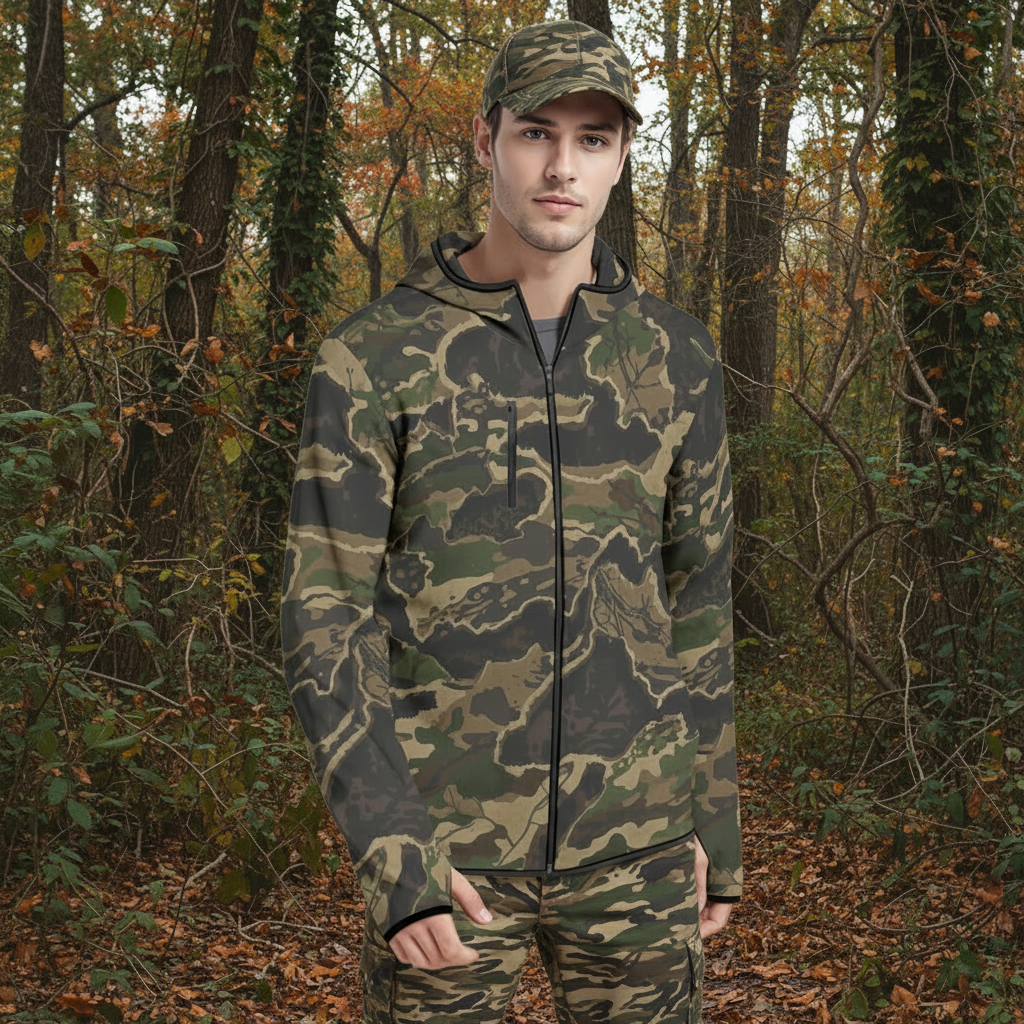 Void™ - Camouflage Hoodie with Thumb Hole Sleeves