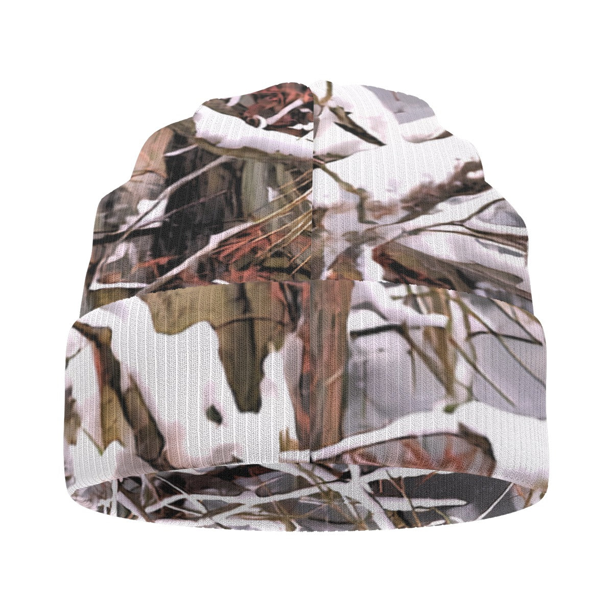 White Wolf™ - Snow Camouflage Knit Beanie