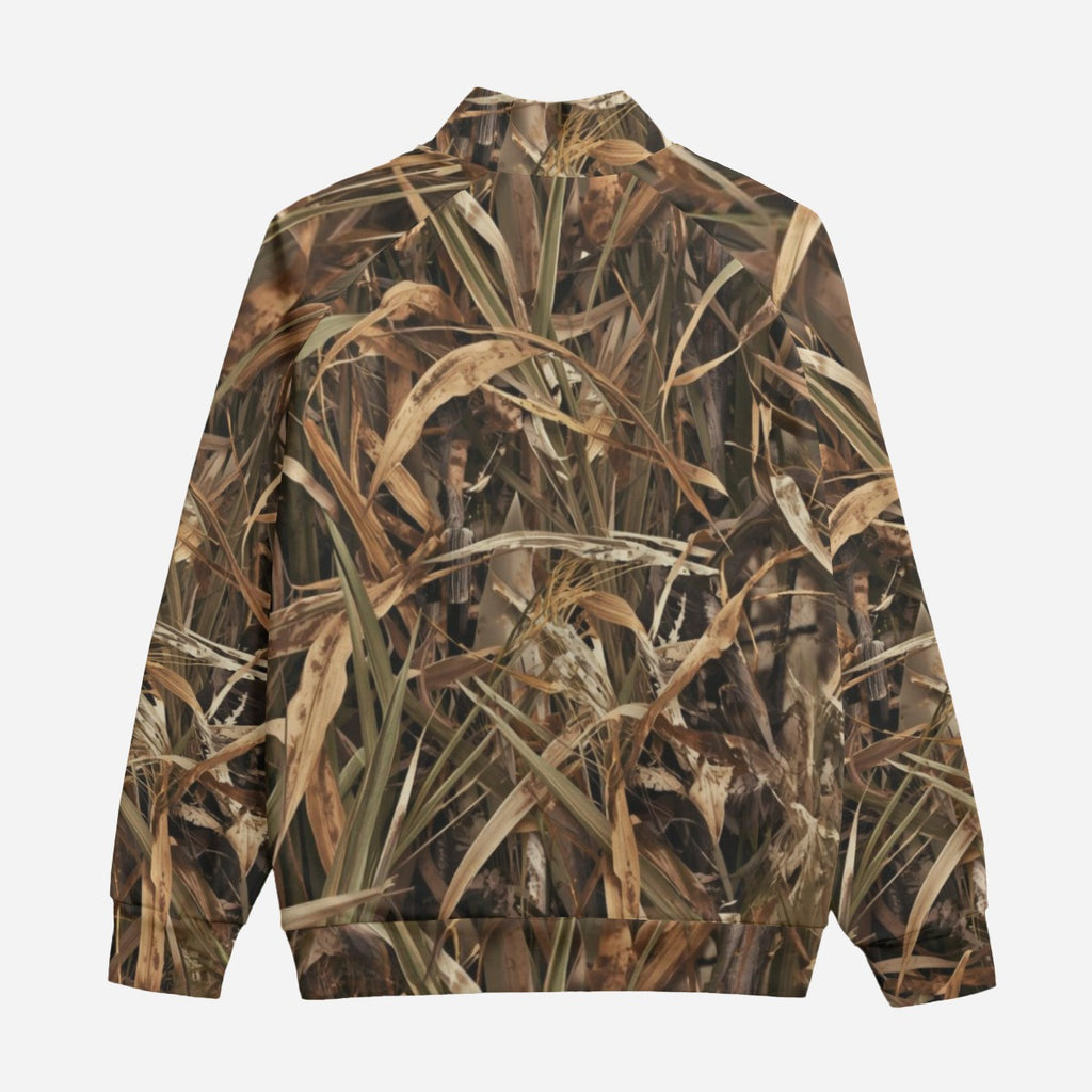 Mallard Grass - Heavyweight Cotton Field Jacket With Raglan Sleeve