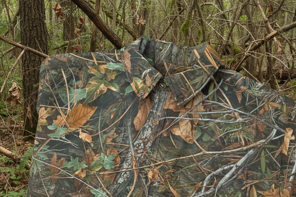 Meltdown™ Cotton Camouflage Hunting Shirt – Lightweight, Breathable