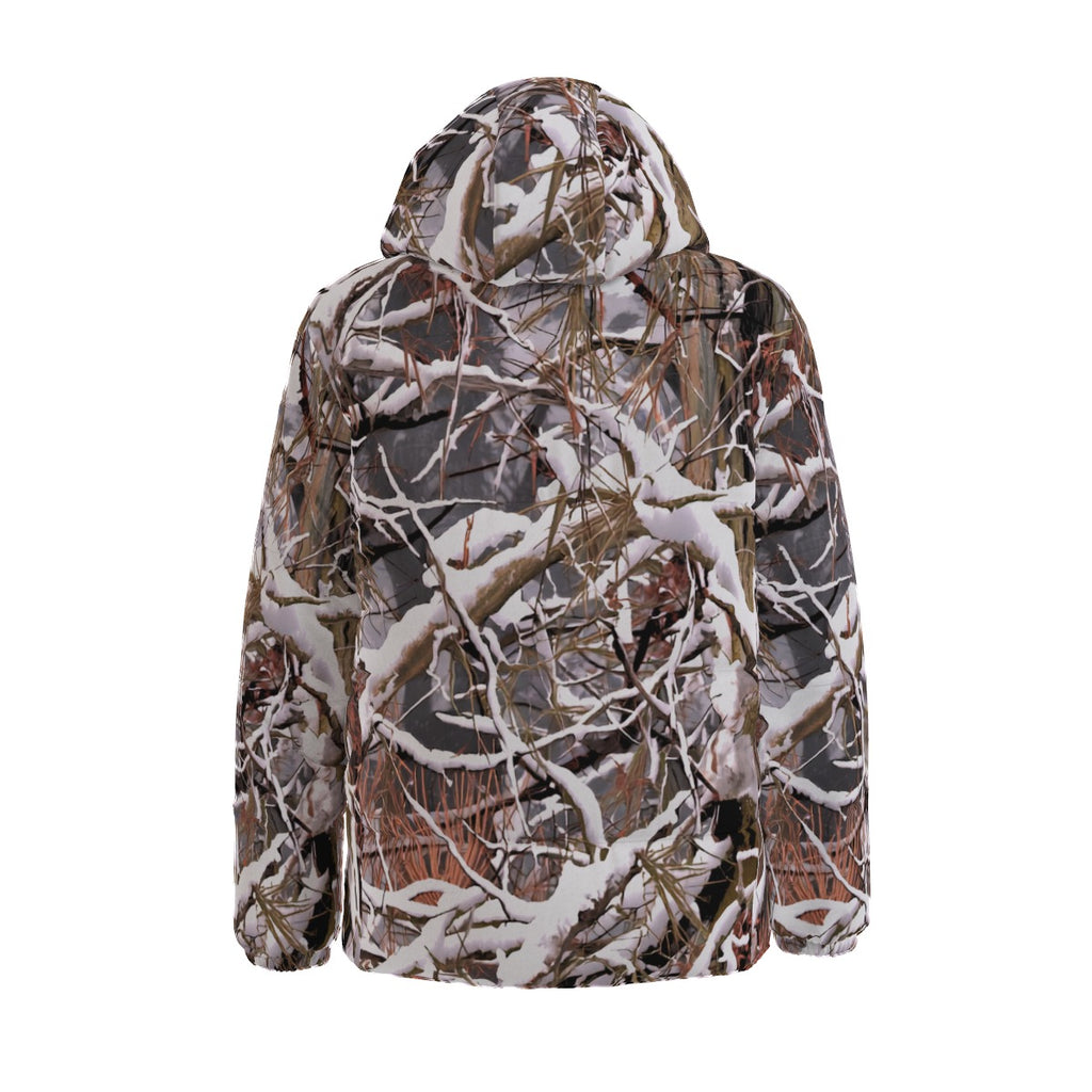 White Wolf™ - Snow Camo Duck Down Puffer Hunting Jacket