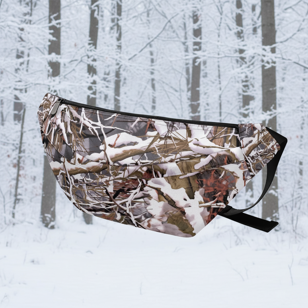White Wolf™ - Snow Camo - Large Fanny Bag